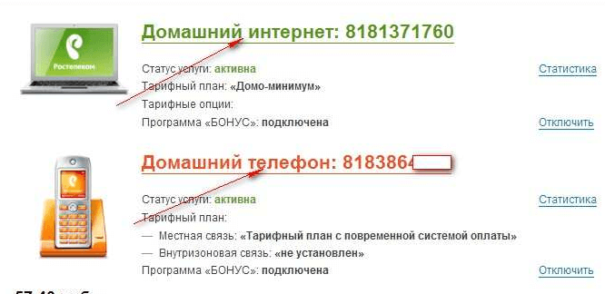 выбор услуги